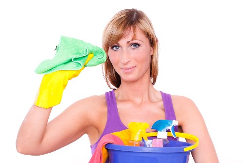 Cleaning team preparing a service appointment