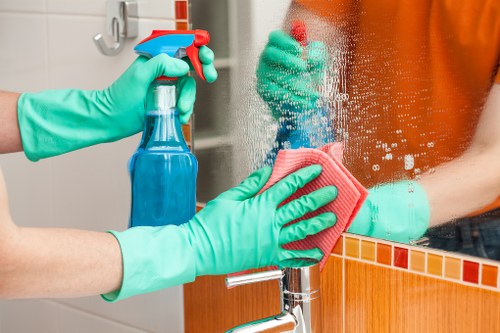 Detailed bathroom and kitchen cleaning in a Camden flat