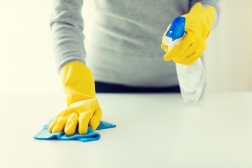 Customer raising a cleaning service complaint