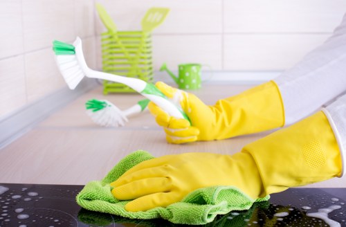 Local Camden cleaning team removing builder dust
