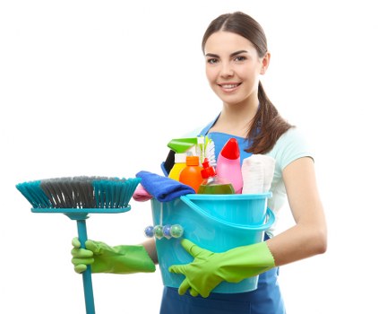 Commercial cleaning team servicing a Camden business